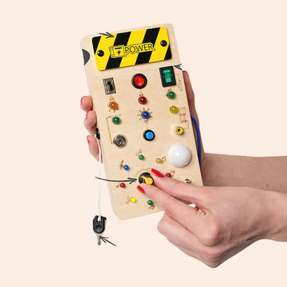 Montessori LED Busy Board - Denken en oplossen
