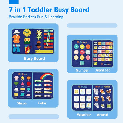 Busyboard™ – Educatief Montessori Speelbord (Fijne Motoriek)