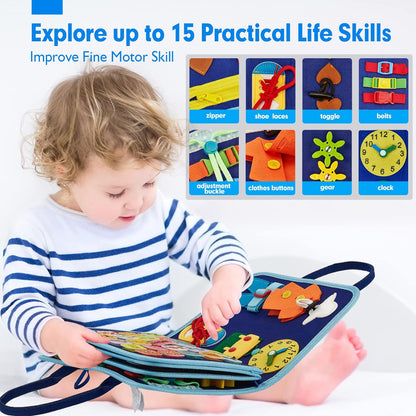 Busyboard™ – Educatief Montessori Speelbord (Fijne Motoriek)