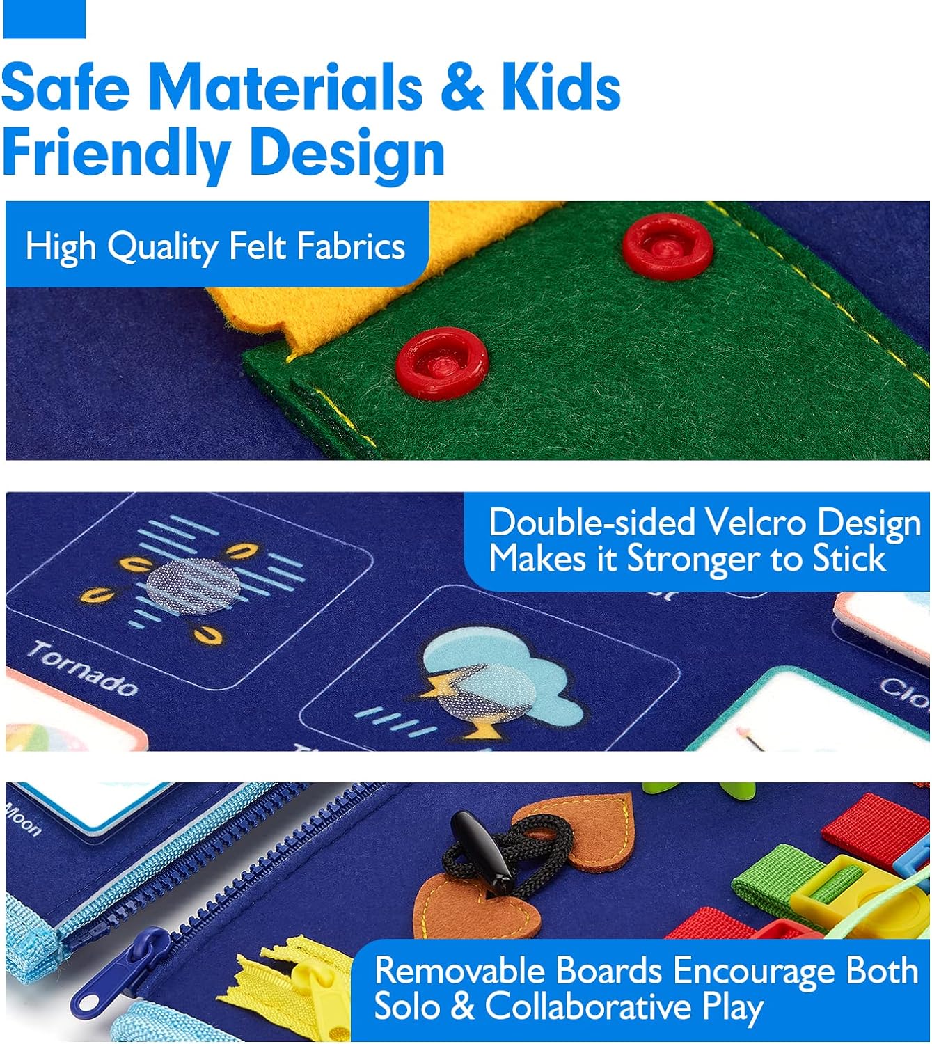 Busyboard™ – Educatief Montessori Speelbord (Fijne Motoriek)