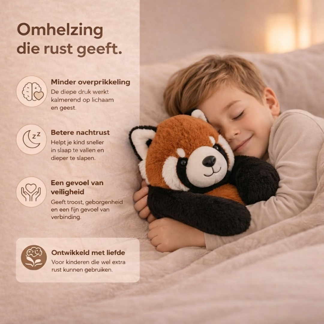 Ravi de Rode Panda Verzwaringsknuffel