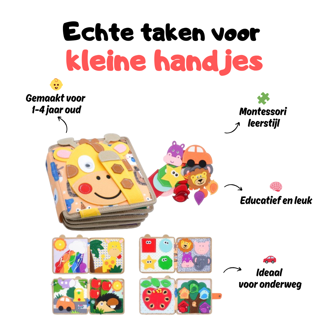 Montessori Busy Board – Leer spelenderwijs