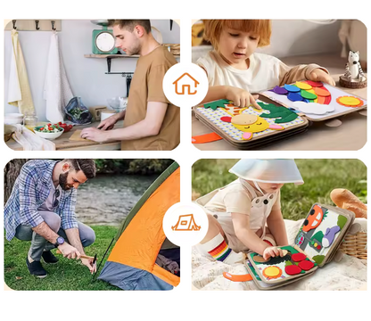 Montessori Busy Board – Leer spelenderwijs