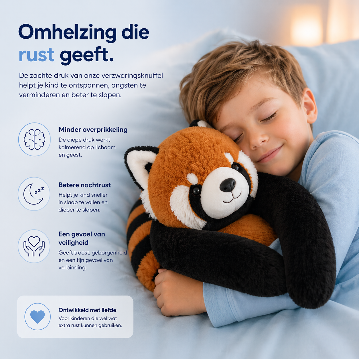 Ravi de Rode Panda Verzwaringsknuffel